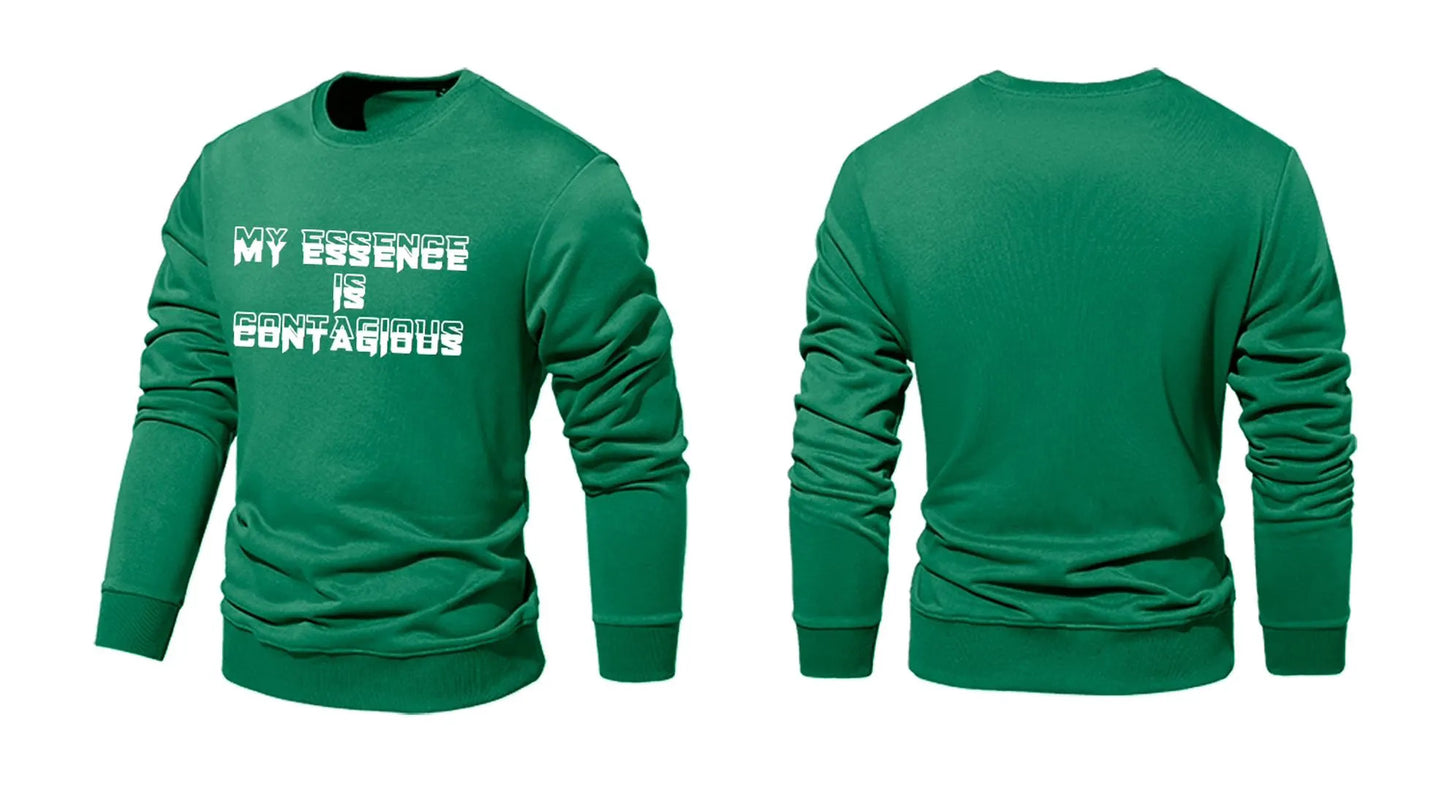 “MY ESSENCE IS CONTAGIOUS” CREWNECK SWEATSHIRT
