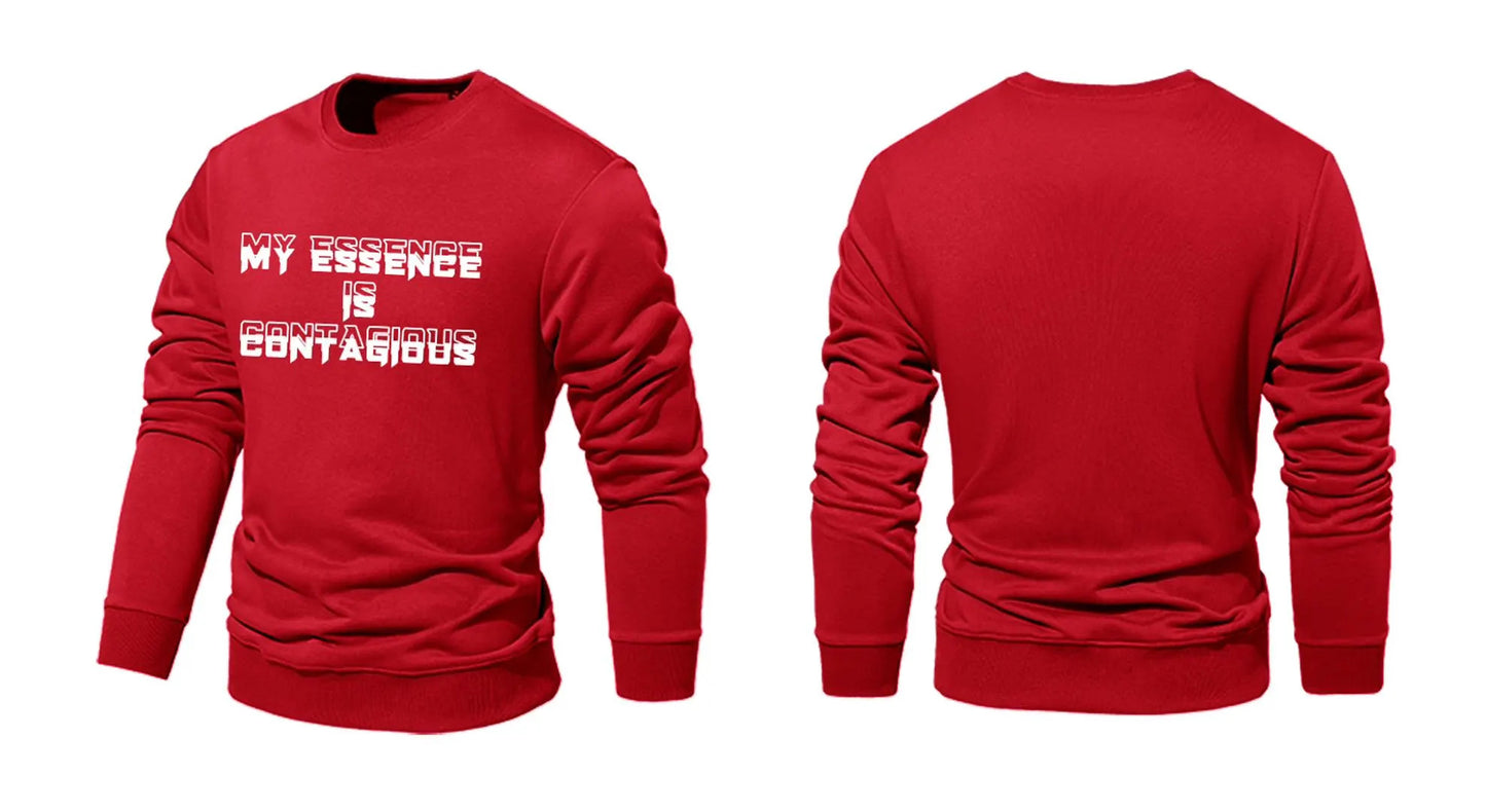 “MY ESSENCE IS CONTAGIOUS” CREWNECK SWEATSHIRT