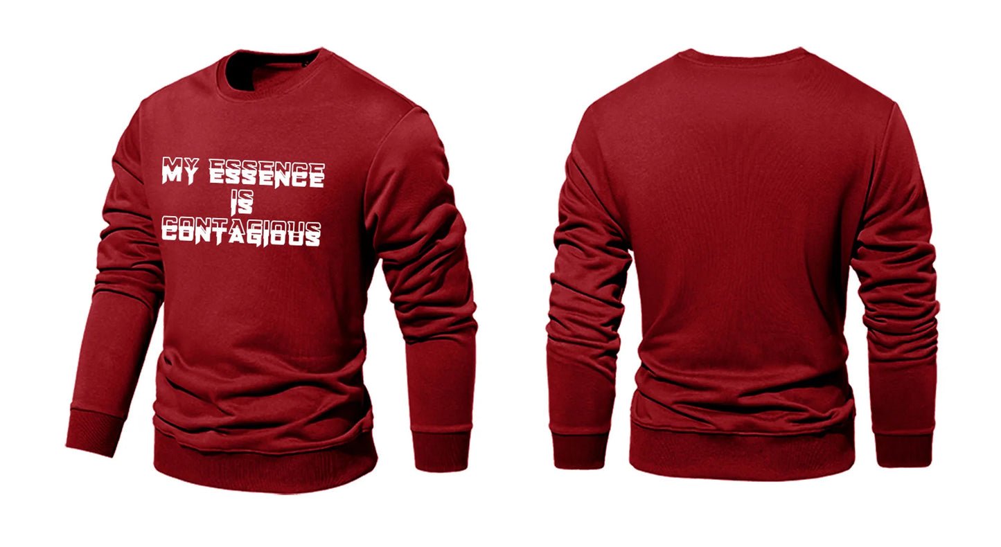“MY ESSENCE IS CONTAGIOUS” CREWNECK SWEATSHIRT