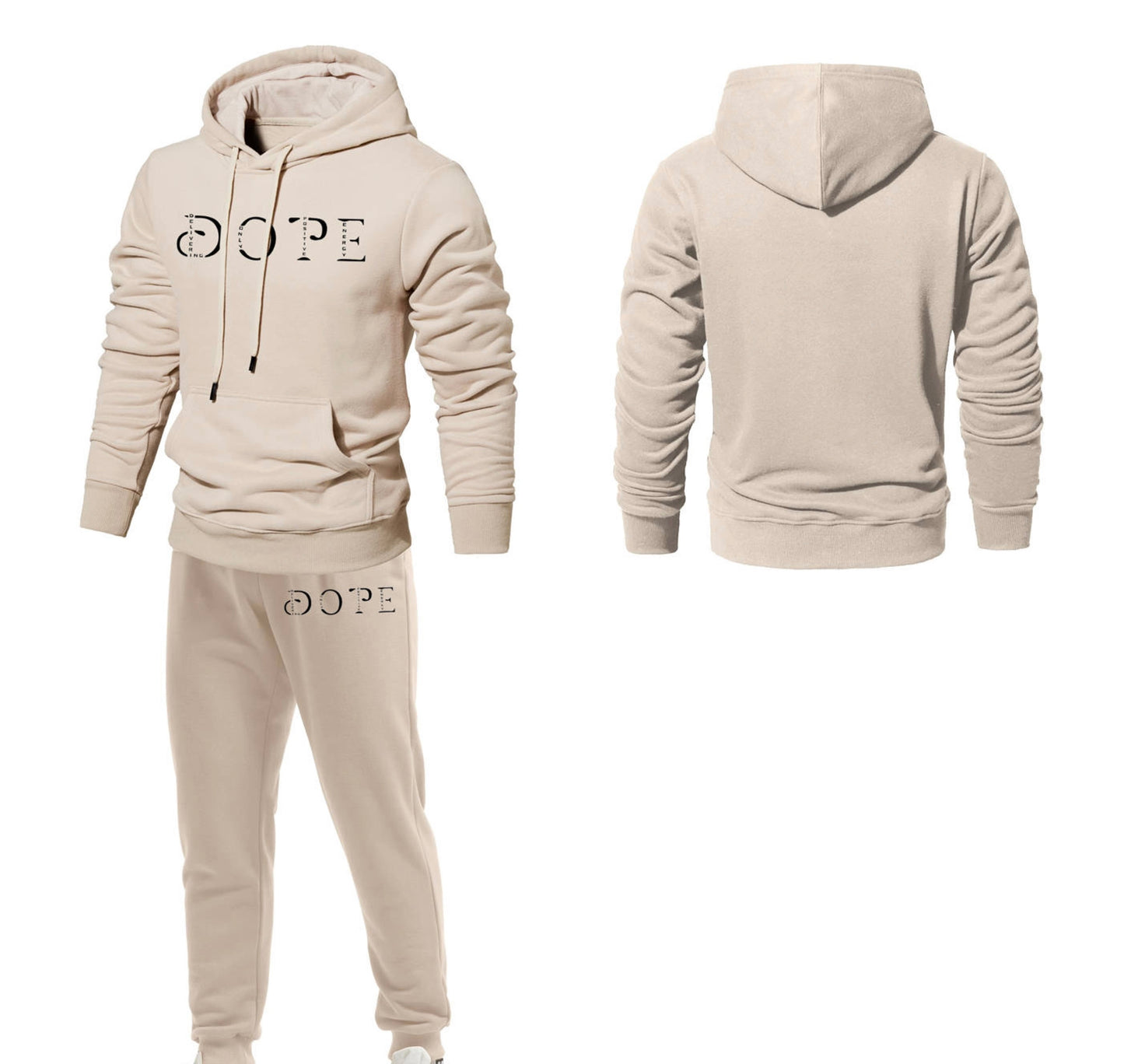 WHAT'S YOUR D.O.P.E? "DETERMINED" 2PC HOODIE SWEATSUIT