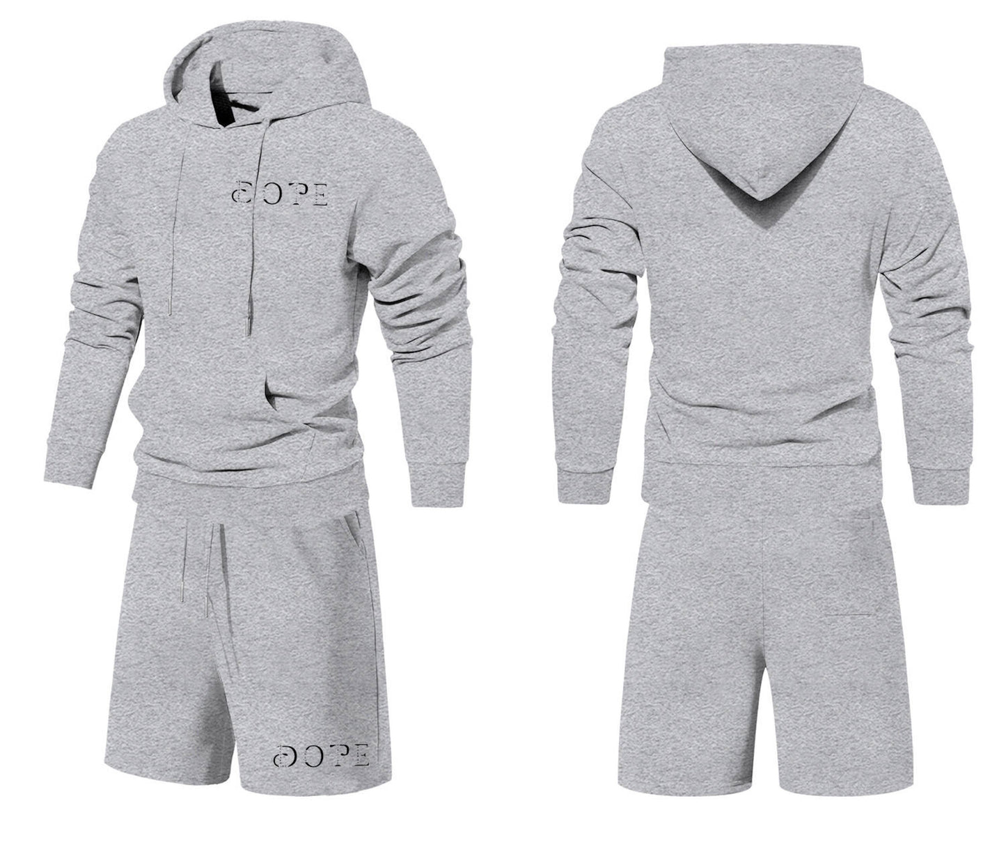 KIDS WHAT'S YOUR D.O.P.E? 2PC "JUSTICE" HOODIE SHORT SET