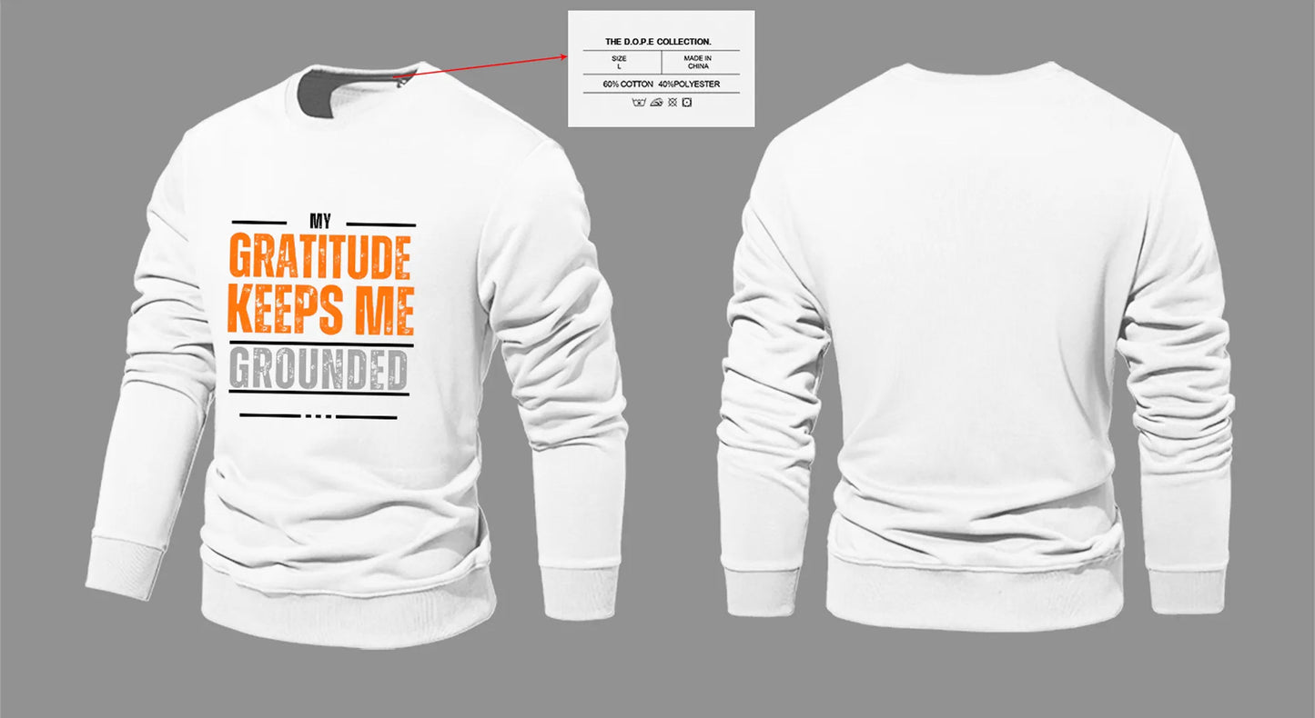 “GRATITUDE” CREWNECK SWEATERS