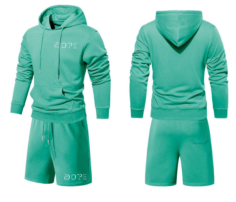 KIDS WHAT'S YOUR D.O.P.E? 2PC "JUSTICE" HOODIE SHORT SET