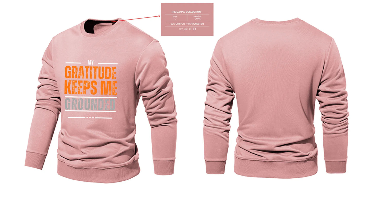 “GRATITUDE” CREWNECK SWEATERS