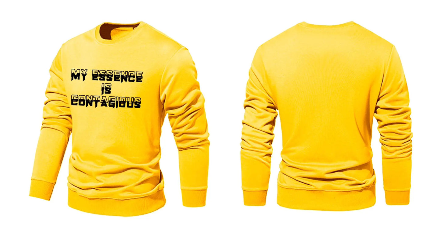 “MY ESSENCE IS CONTAGIOUS”  CREWNECK SWEATSHIRT