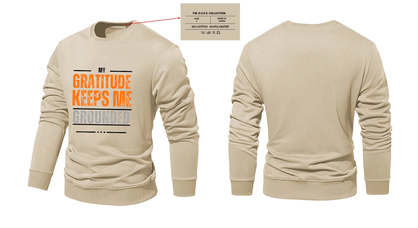 “GRATITUDE” CREWNECK SWEATERS