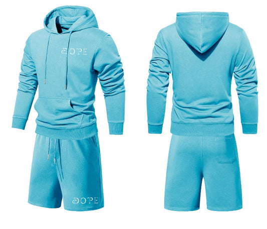 KIDS WHAT'S YOUR D.O.P.E? 2PC "JUSTICE" HOODIE SHORT SET