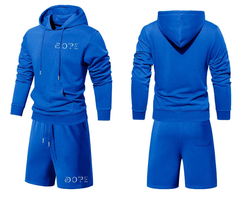 KIDS WHAT'S YOUR D.O.P.E? 2PC "JUSTICE" HOODIE SHORT SET