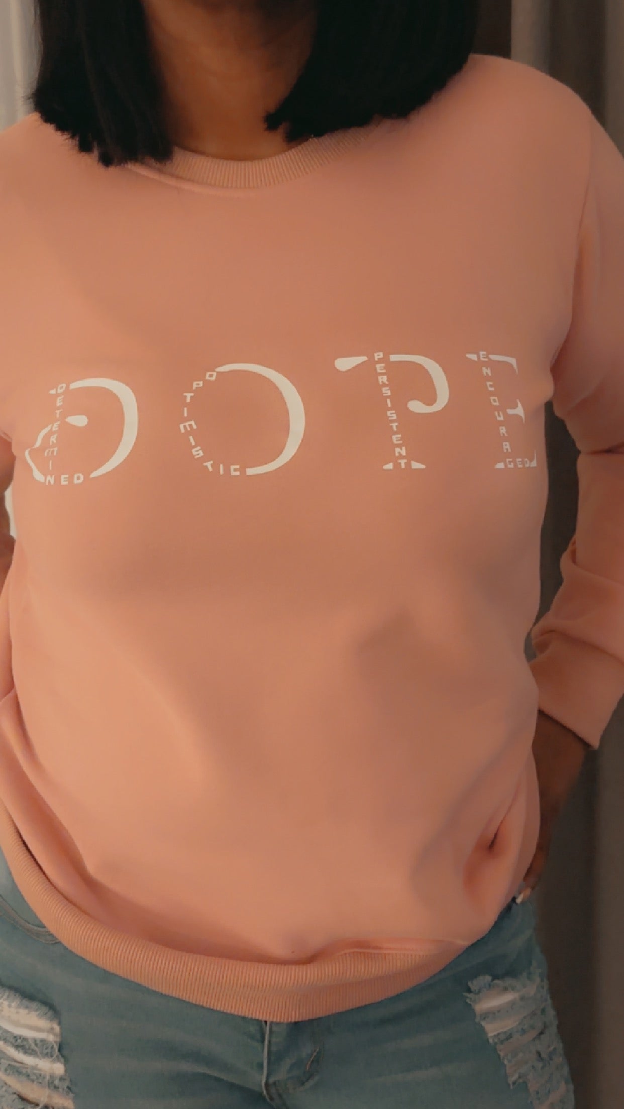 WHAT'S YOUR D.O.P.E? "DRIVEN" CREW NECK SWEATER